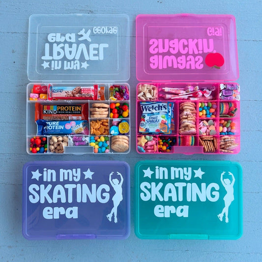 Ice Skating Figure Skater Snack Box