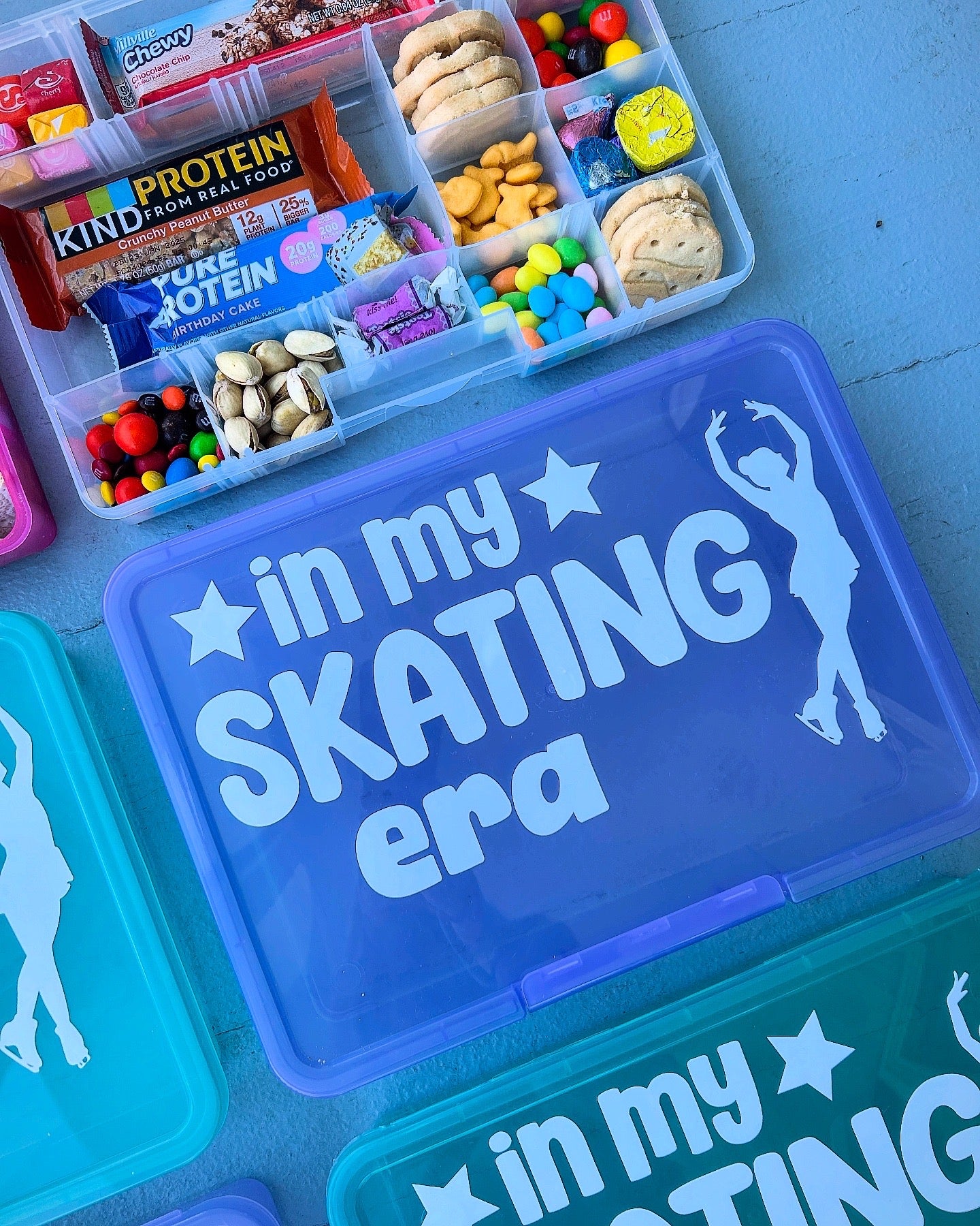 Ice Skating Figure Skater Snack Box