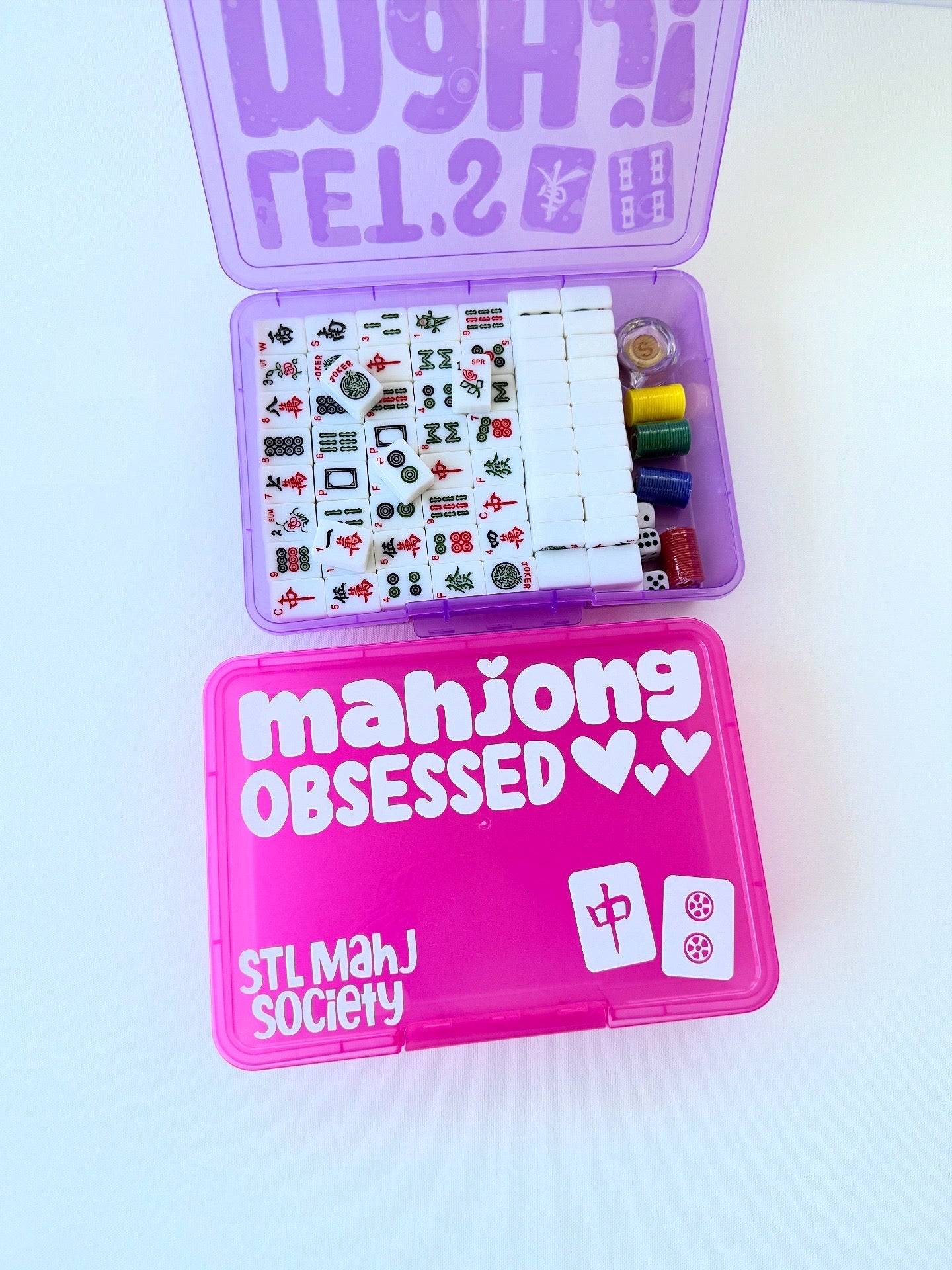Mahjong Tile Storage Box