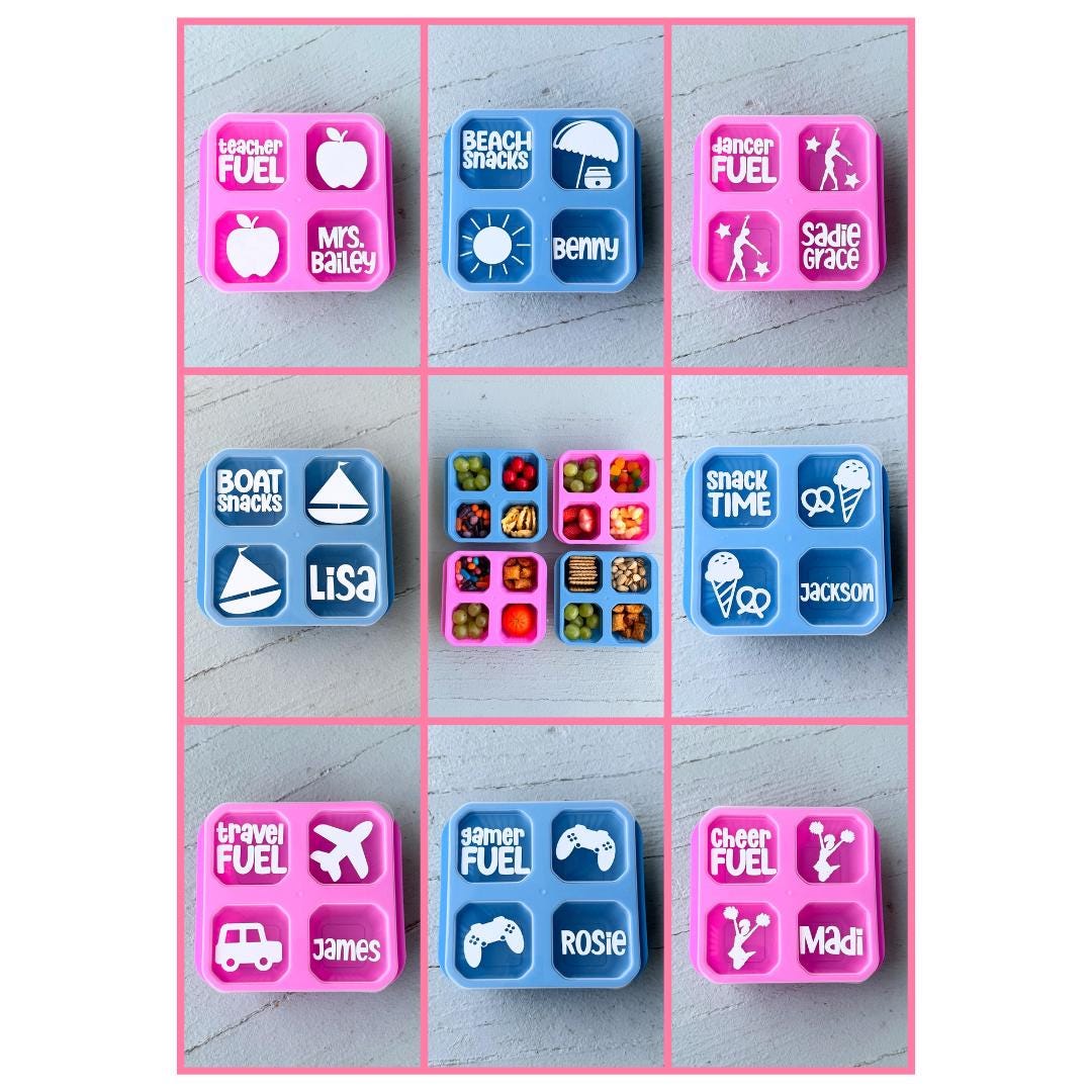 Dance Gymnastics Cheer Snack Box | Recital Competition Meet Team Gift Bulk | Girl Kid Gymnast Dancer Ballet Jazz Tumble Era Snack Storage