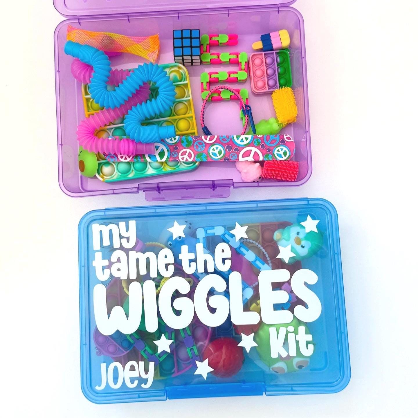 Calm Corner Box, Kid Fidget Kit | Sensory Toy, Emotional Regulation Support Therapist Classroom | Calm Down Kit Focus Quiet ADHD Anxiety