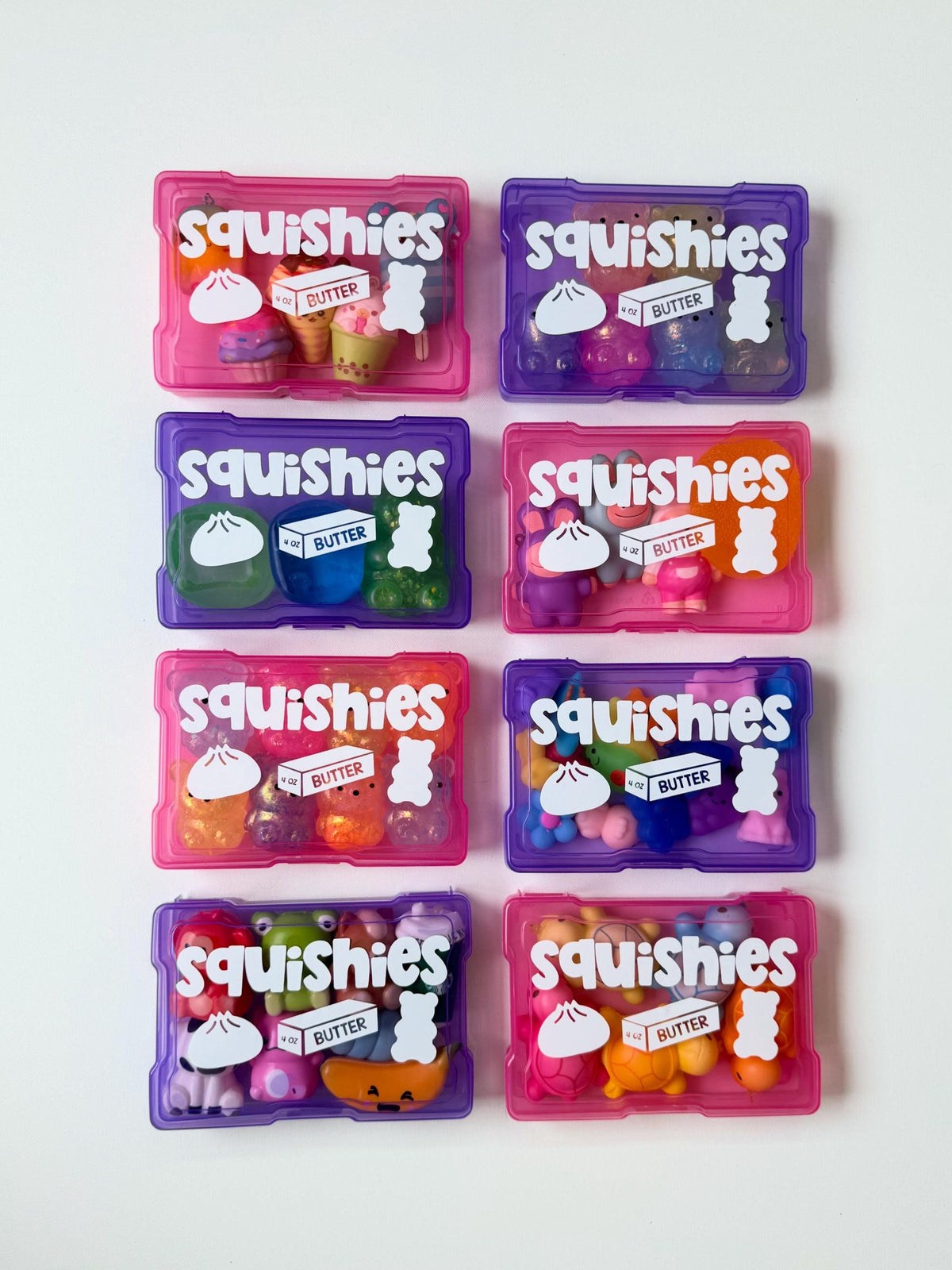 Squishy Party Favor Box, Squishy Birthday Party Goodie Bag, Kid Squishies Gift No Junk Favor Party Supplies Kid Personalize Era Tween Fidget