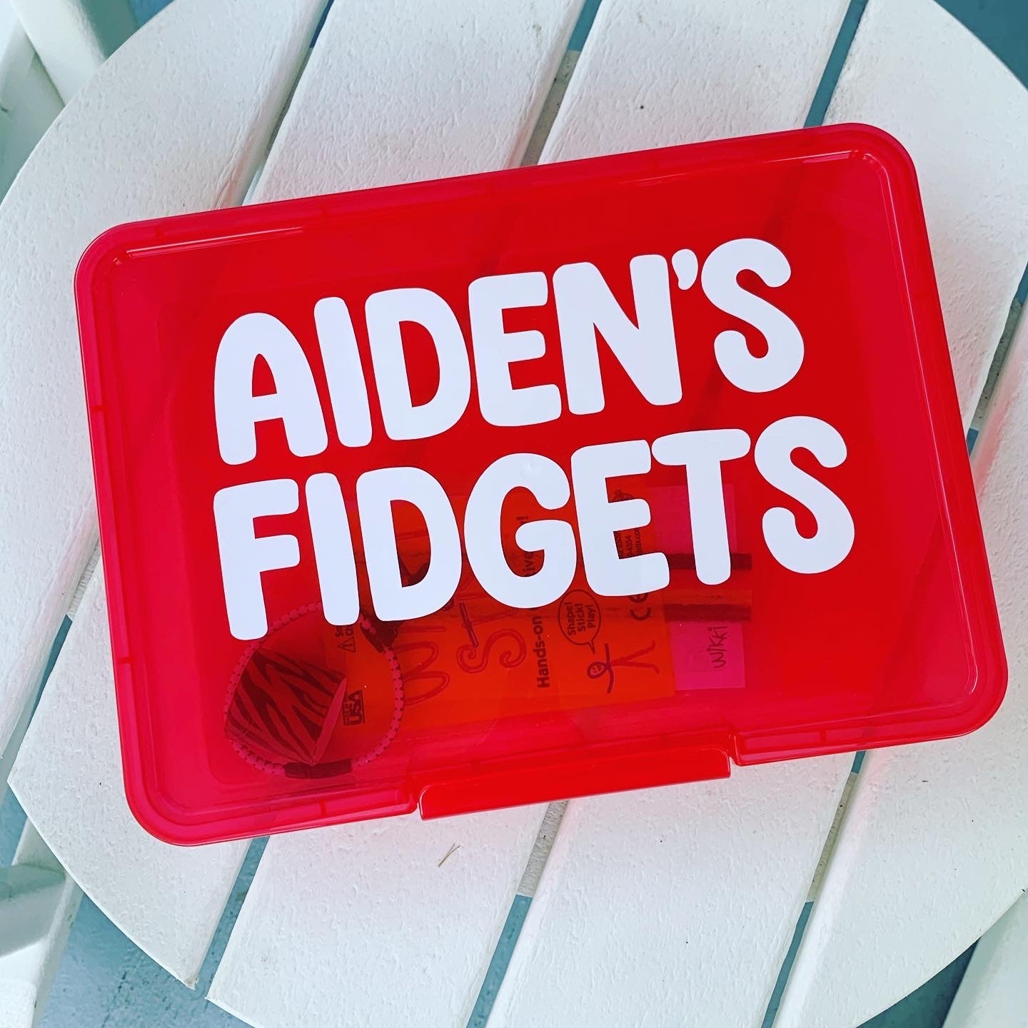 Fidget Filled Storage Box