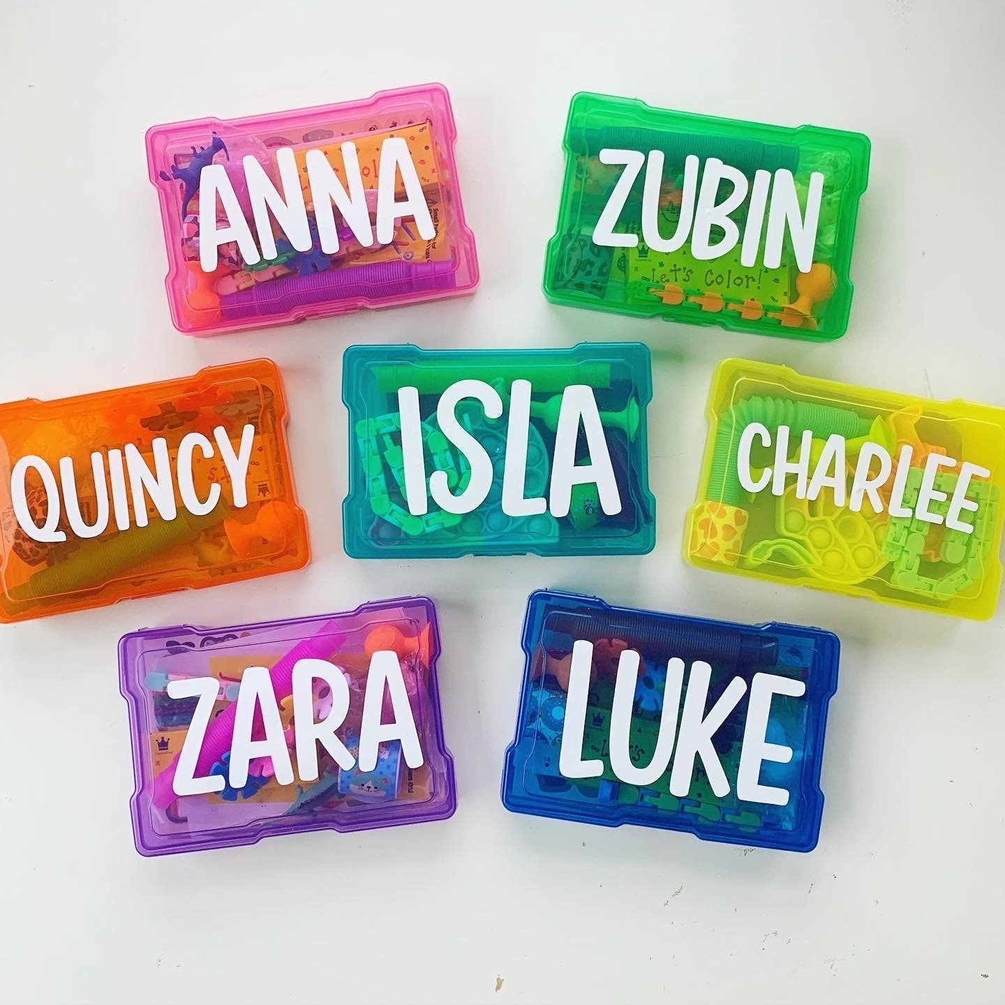 Personalized Fidget Storage Box