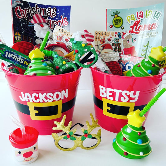 Pre-Made Christmas Bucket for Kids