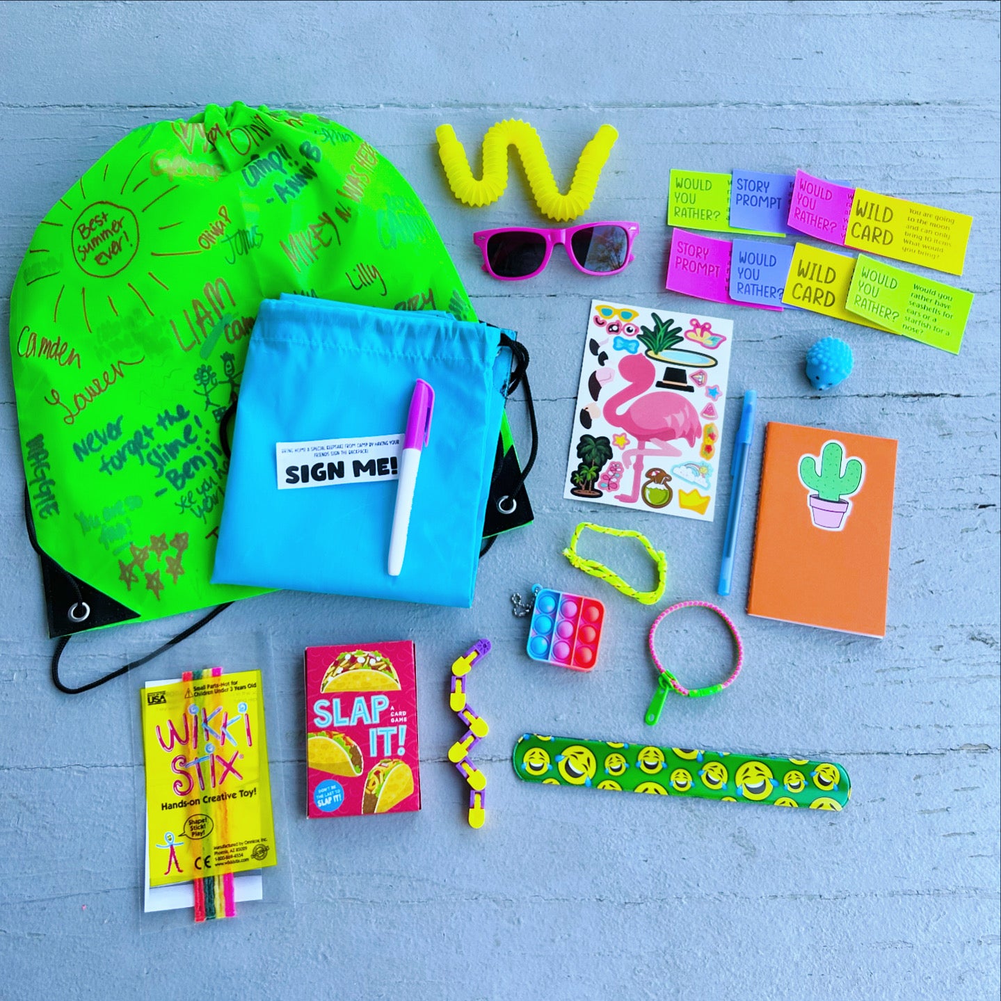 Flat Pack Summer Camp Care Package