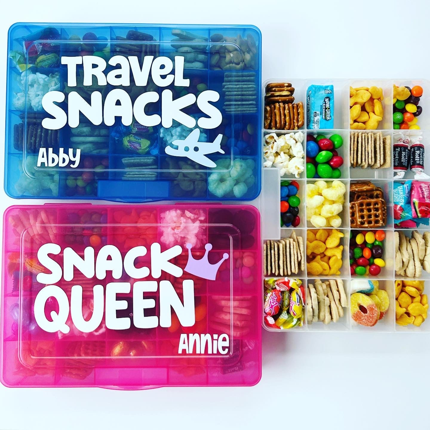 These snack boxes have saved the day more than once! 😍 #travel