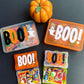 Halloween BOO Box (Mini) Pre-Filled | You've Been Booed Kid Gift | Cheap Class Party Favor | Toddler Tween Child Trick or Treat Bag Basket