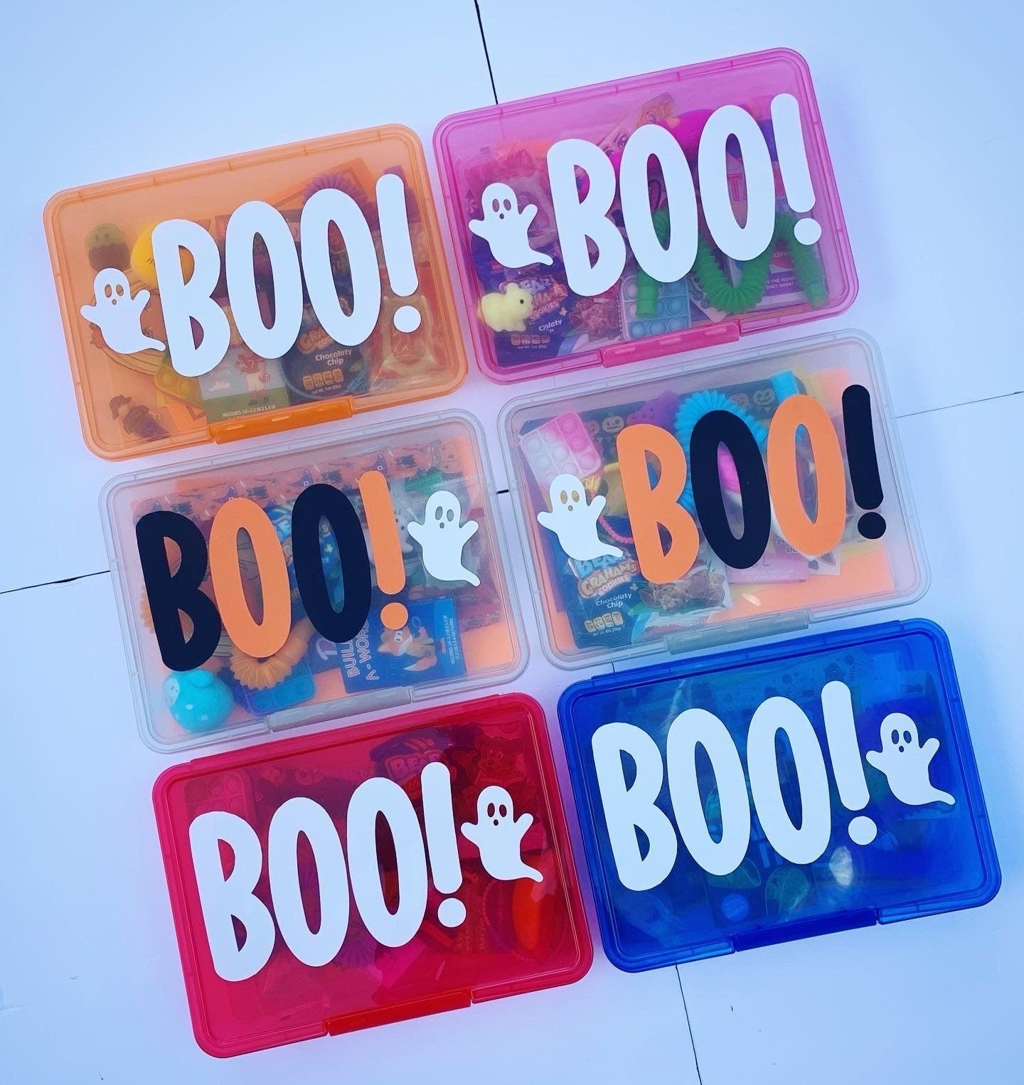 You've Been BOO'd - Pre-Filled Halloween BOO Box Gift for Kids | Neighbor, Friend, Toddler, Tween, Child Trick or Treat Bucket Basket Bag