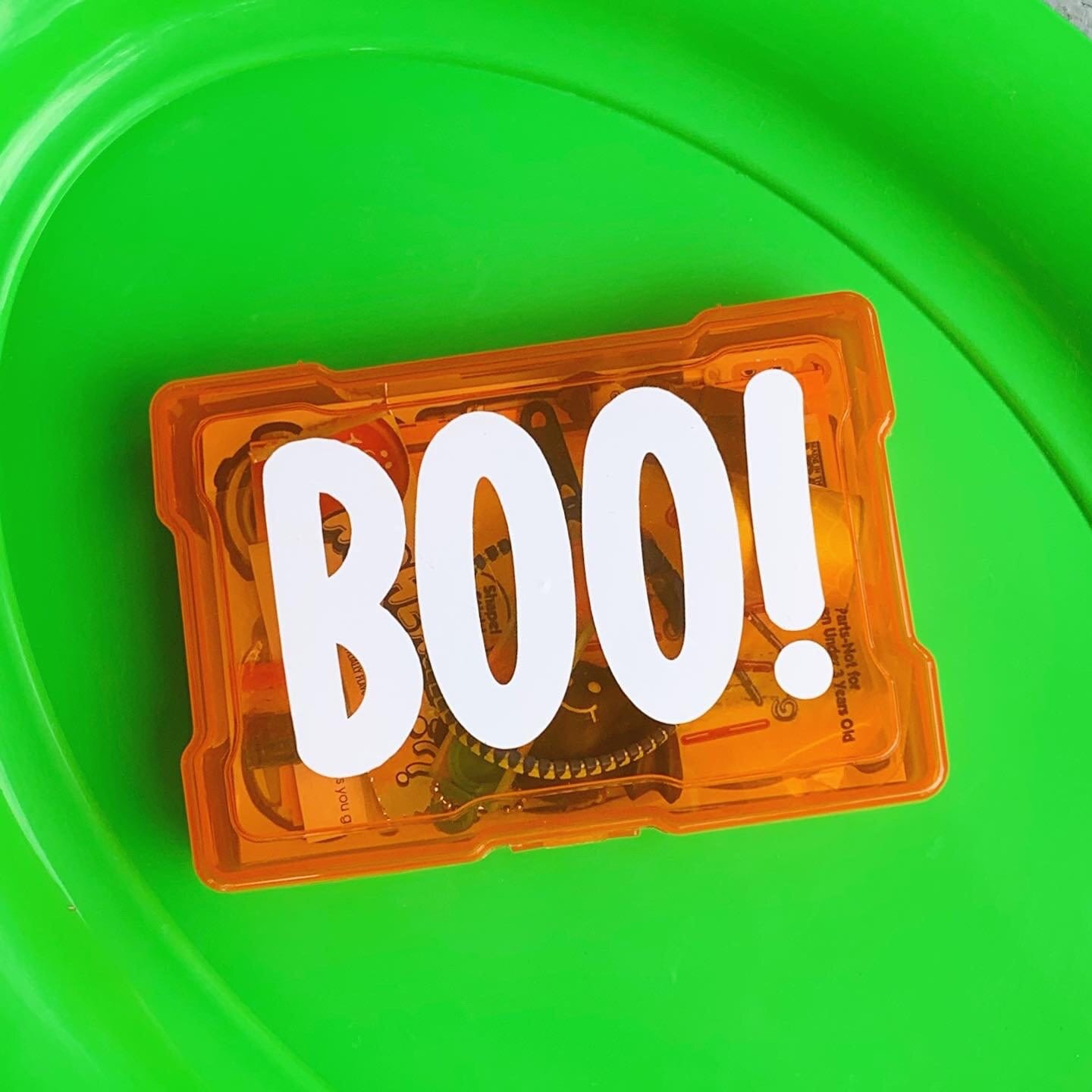 Halloween BOO Box (Mini) Pre-Filled | You've Been Booed Kid Gift | Cheap Class Party Favor | Toddler Tween Child Trick or Treat Bag Basket