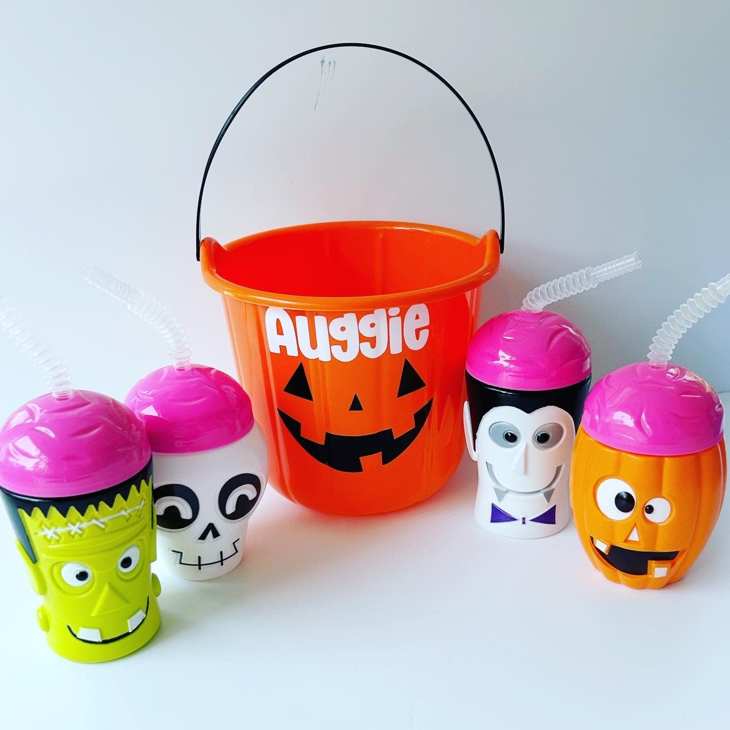 Trick-or-Treat Halloween Basket | Halloween BOO Bucket Personalized Gift | You've Been Booed | Kid Toddler Tween Child Bag Class Party Favor