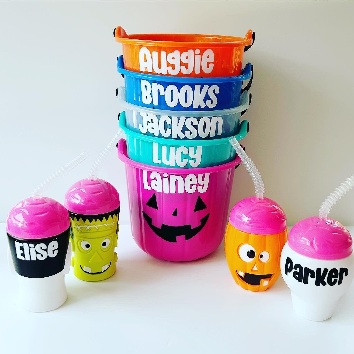 Trick-or-Treat Halloween Basket | Halloween BOO Bucket Personalized Gift | You've Been Booed | Kid Toddler Tween Child Bag Class Party Favor