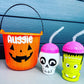 Trick-or-Treat Halloween Basket | Halloween BOO Bucket Personalized Gift | You've Been Booed | Kid Toddler Tween Child Bag Class Party Favor