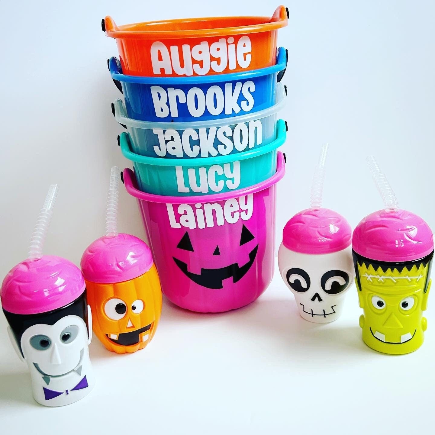 Trick-or-Treat Halloween Basket | Halloween BOO Bucket Personalized Gift | You've Been Booed | Kid Toddler Tween Child Bag Class Party Favor