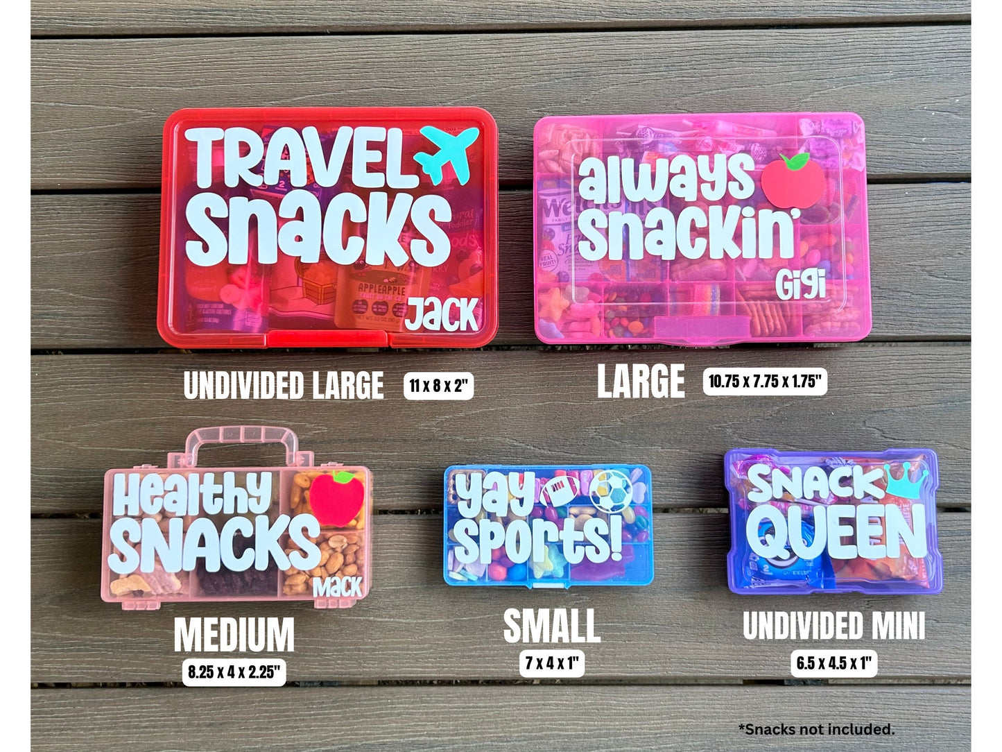 Soccer Snack Box | Sport Team Tournament Gift, Soccer Gift Girl Boy Mom, Practice Game Sibling Team Gift Bulk | Kid Athlete Snack Storage