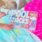 BEACH Snack Box Travel Nautical Pool Boat Gift | Kid Snackle Food Bento Snack Storage Container Airplane Road Trip Swim | Baby Toddler Adult