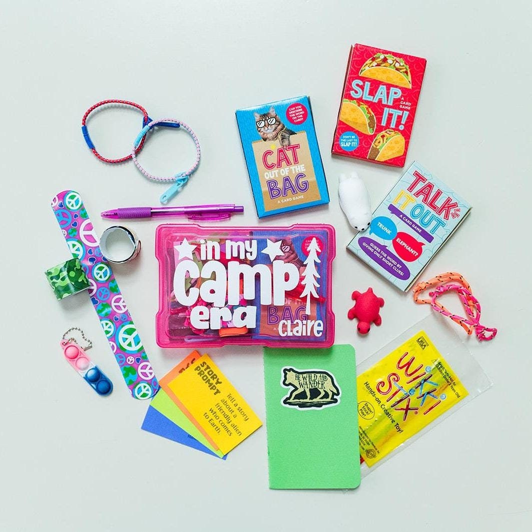 Camp Counselor Summer Camp Care Package | Camp Staff Team Junior Counselor Gift | Sleep Away Overnight Camper | Activity Box Tween Teen Fun