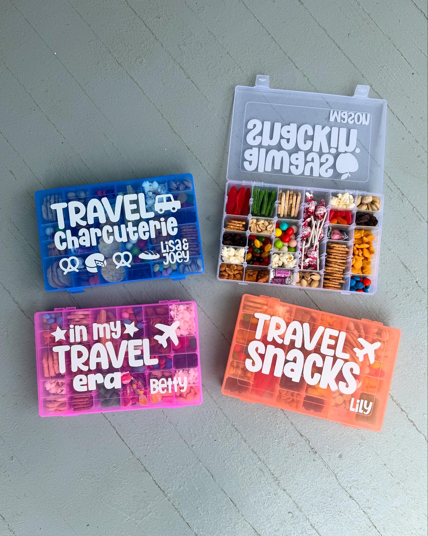 Dance Gymnastics Cheer Snack Box | Recital Competition Team Gift Bulk | Girl Kid Gymnast Dancer Ballet Meet Tumble Athlete Era Snack Storage
