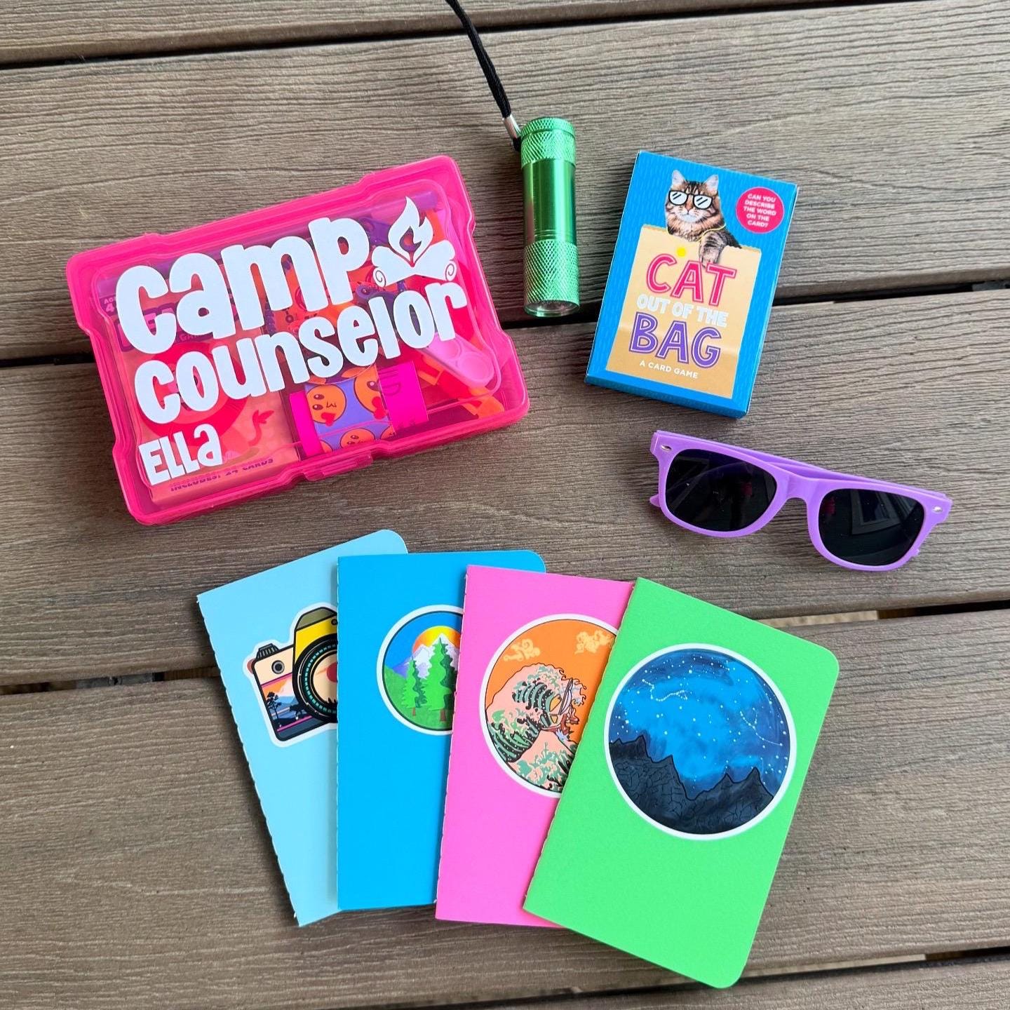 Camp Counselor Summer Camp Care Package | Camp Staff Team Junior Counselor Gift | Sleep Away Overnight Camper | Activity Box Tween Teen Fun
