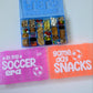 Soccer Snack Box | Sport Team Tournament Gift, Soccer Gift Girl Boy Mom, Practice Game Sibling Team Gift Bulk | Kid Athlete Snack Storage