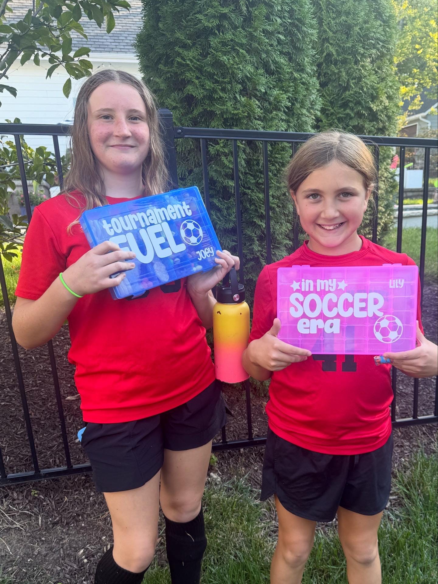 Soccer Snack Box | Sport Team Tournament Gift, Soccer Gift Girl Boy Mom, Practice Game Sibling Team Gift Bulk | Kid Athlete Snack Storage