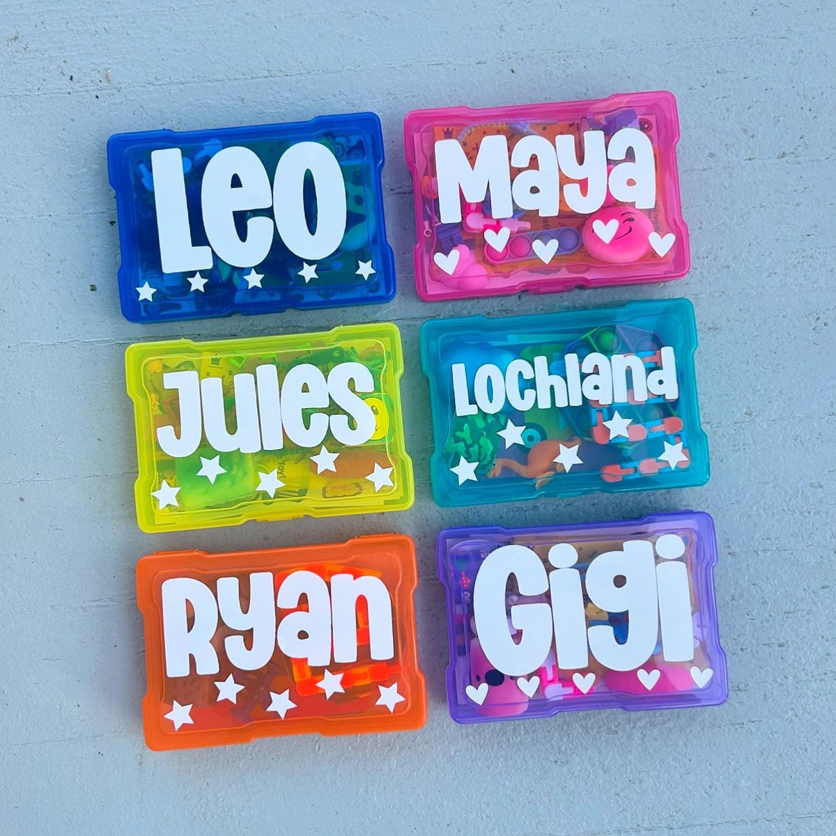 Personalized Fidget Storage Box