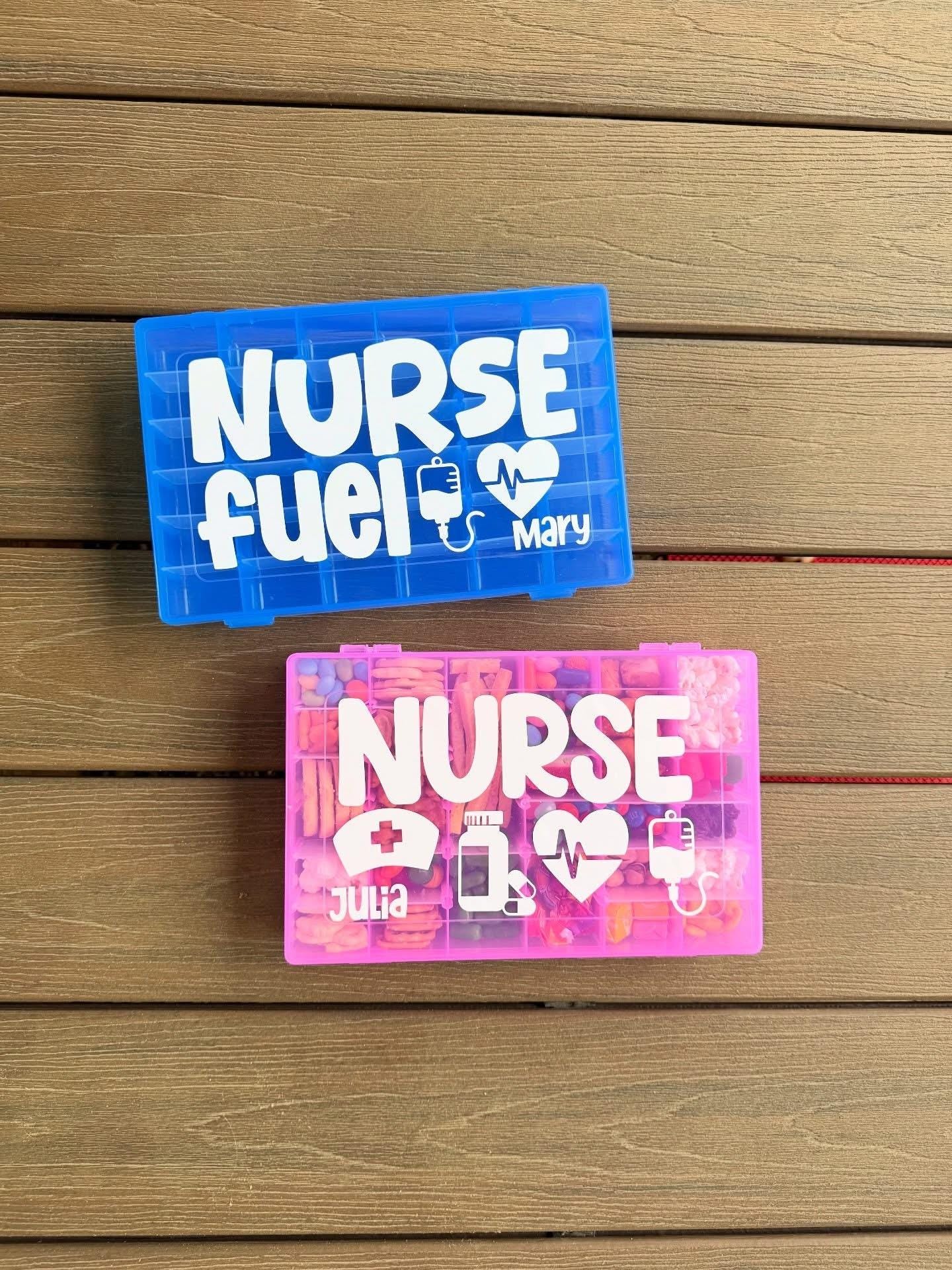 Nurse Snack Box | Healthcare Worker Gift Idea Care Package | Nursing Fuel Box | RN, Appreciation, Nursing Student, Nurse Week Gift for Her