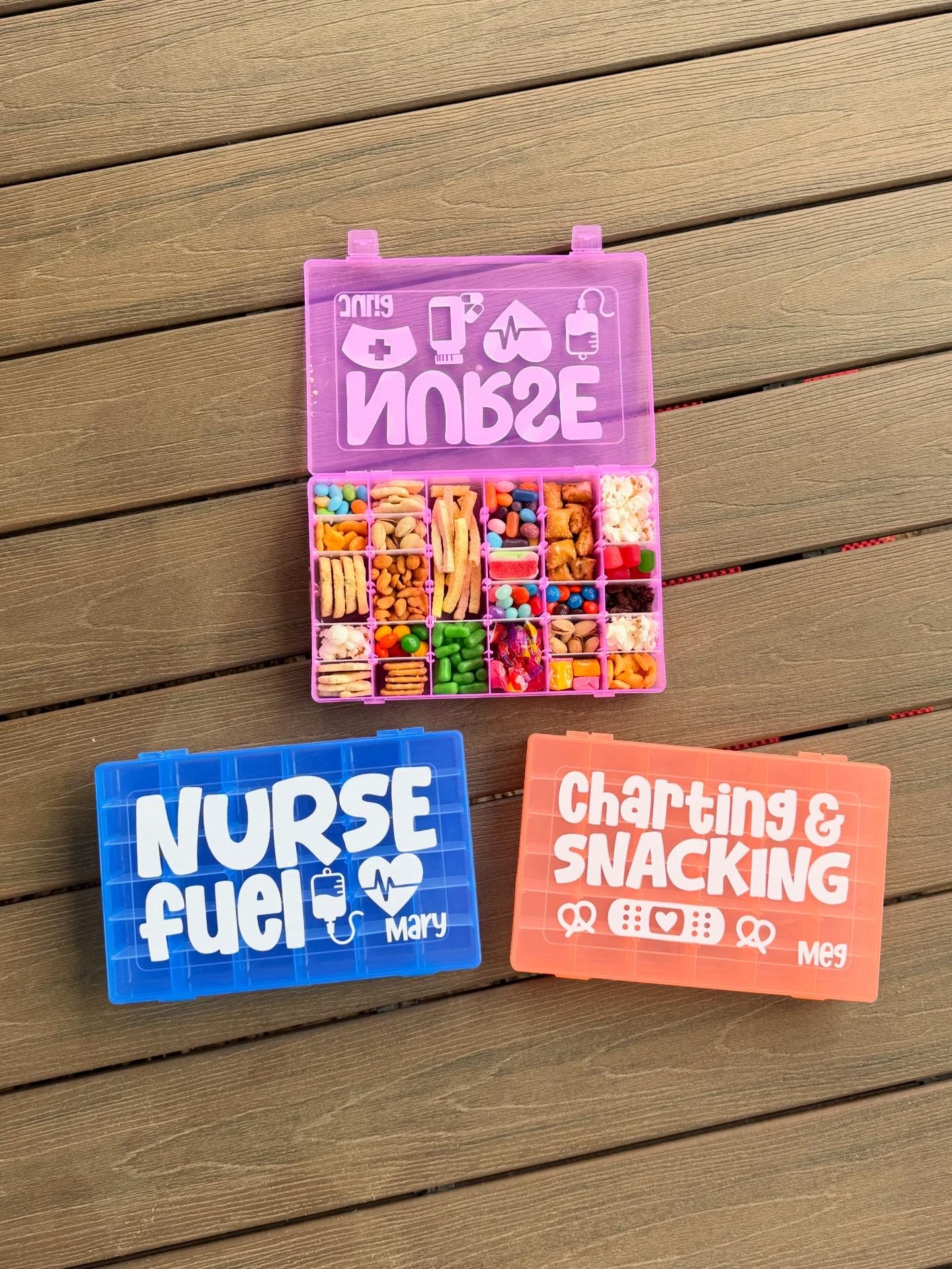 Nurse Snack Box | Healthcare Worker Gift Idea Care Package | Nursing Fuel Box | RN, Appreciation, Nursing Student, Nurse Week Gift for Her