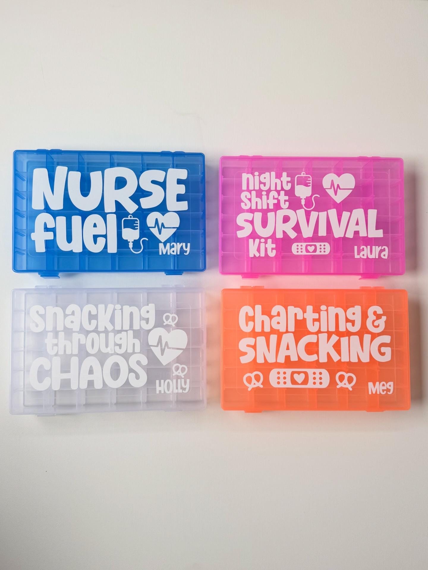 Nurse Snack Box | Healthcare Worker Gift Idea Care Package | Nursing Fuel Box | RN, Appreciation, Nursing Student, Nurse Week Gift for Her