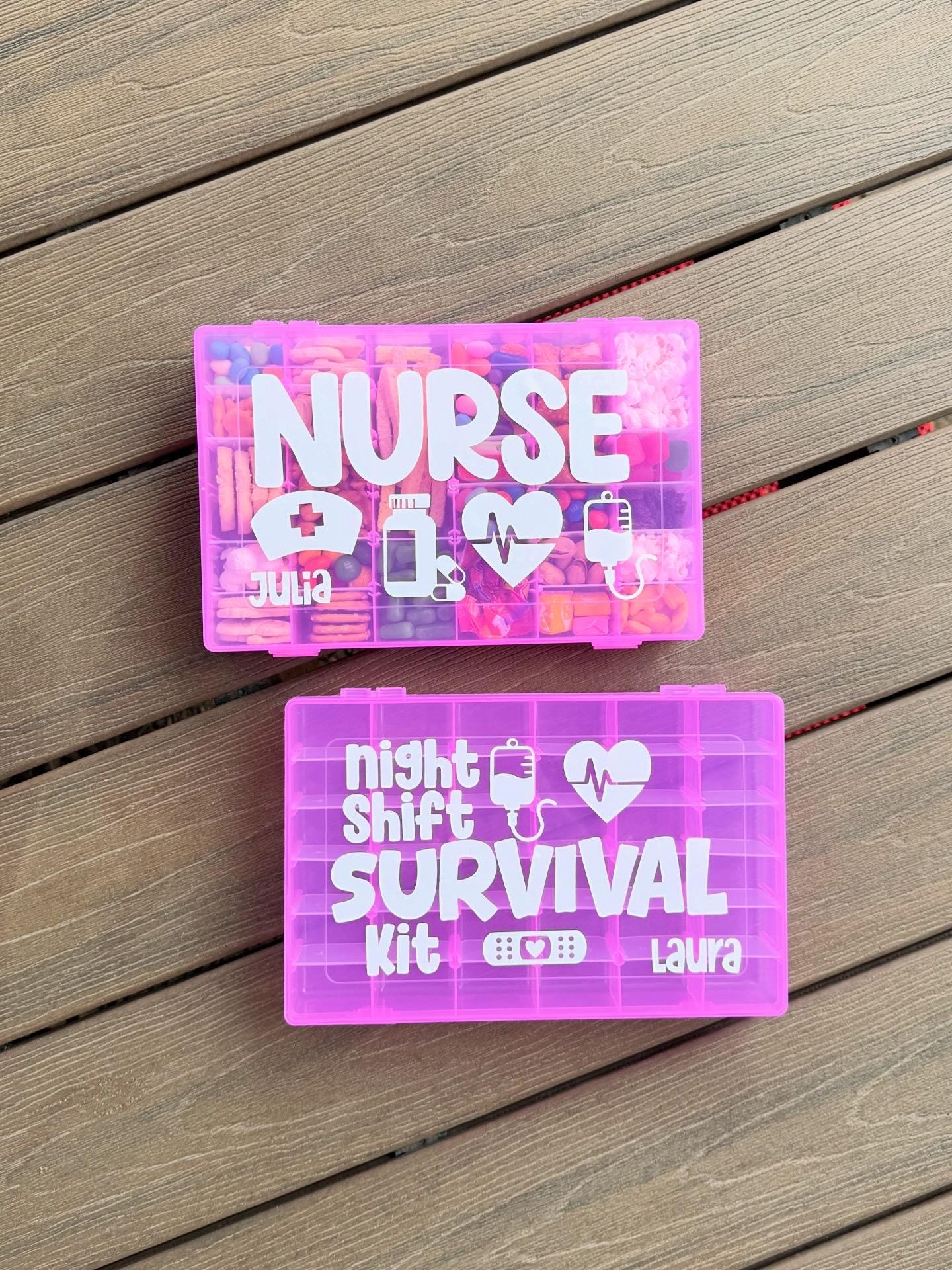 Nurse Snack Box | Healthcare Worker Gift Idea Care Package | Nursing Fuel Box | RN, Appreciation, Nursing Student, Nurse Week Gift for Her