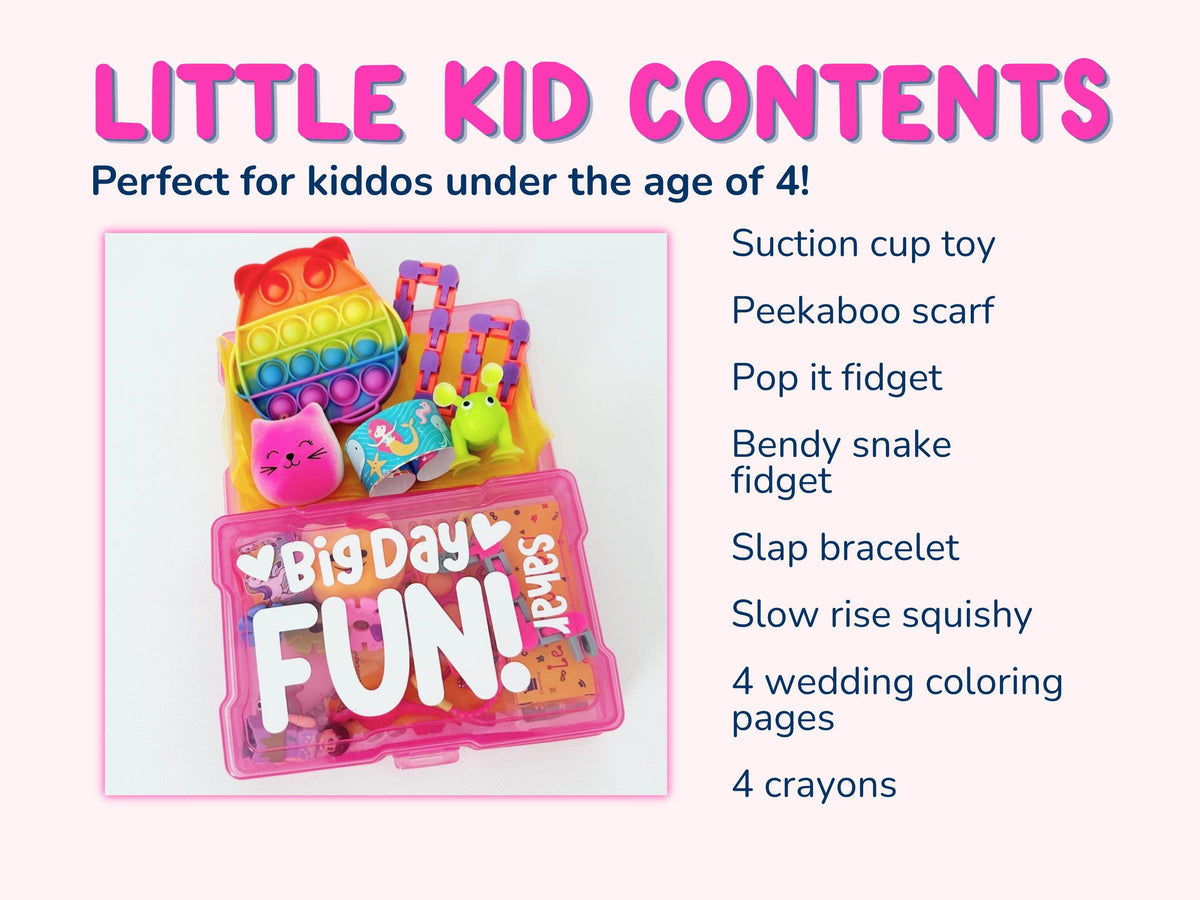 Wedding Favor for Kids - Activity Kit (Mini)