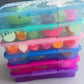 Personalized Squishy Storage Box, Butter Mystery Dumpling Squishy Toy Organizer Squishy Collection Holder Fidget Sensory ADHD Anxiety 2+3=WE