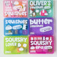 Personalized Squishy Storage Box, Butter Mystery Dumpling Squishy Toy Organizer Squishy Collection Holder Fidget Sensory ADHD Anxiety 2+3=WE