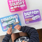 Personalized Squishy Storage Box, Butter Mystery Dumpling Squishy Toy Organizer Squishy Collection Holder Fidget Sensory ADHD Anxiety 2+3=WE