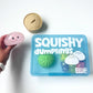Personalized Squishy Storage Box, Butter Mystery Dumpling Squishy Toy Organizer Squishy Collection Holder Fidget Sensory ADHD Anxiety 2+3=WE