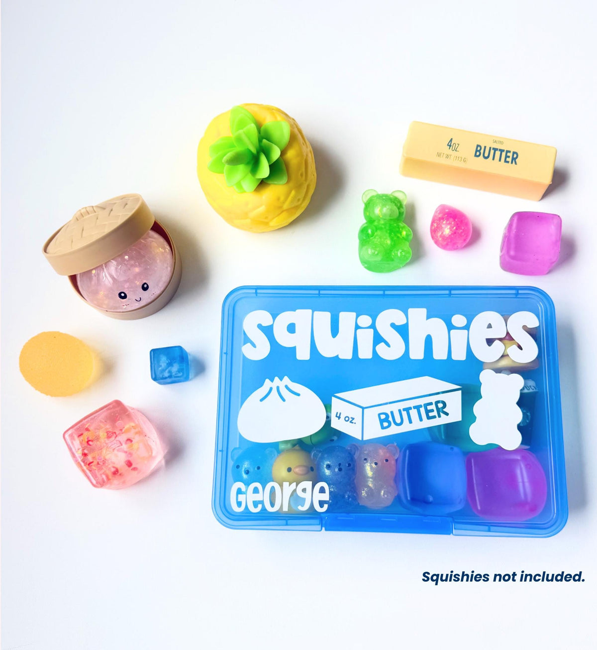 Squishy Party Favor Box, Squishy Birthday Party Goodie Bag, Kid Squishies Gift No Junk Favor Party Supplies Kid Personalize Era Tween Fidget