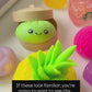 Personalized Squishy Storage Box, Butter Mystery Dumpling Squishy Toy Organizer Squishy Collection Holder Fidget Sensory ADHD Anxiety 2+3=WE