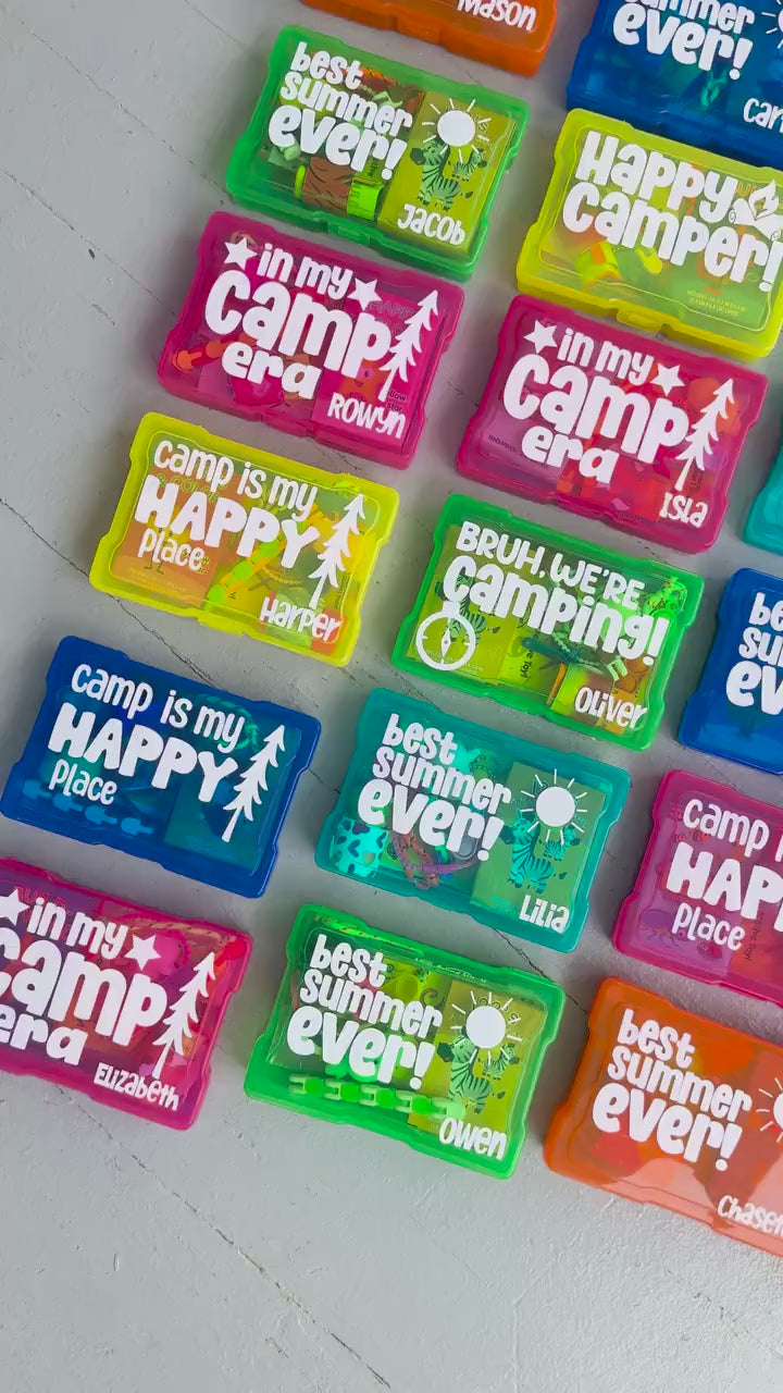 Camp Counselor Summer Camp Care Package | Camp Staff Team Junior Counselor Gift | Sleep Away Overnight Camper | Activity Box Tween Teen Fun