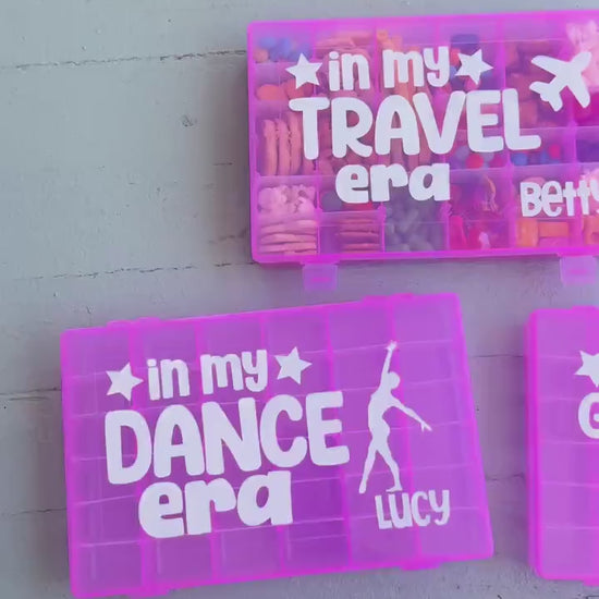 Dance Gymnastics Cheer Snack Box | Recital Competition Team Gift Bulk | Girl Kid Gymnast Dancer Ballet Meet Tumble Athlete Era Snack Storage