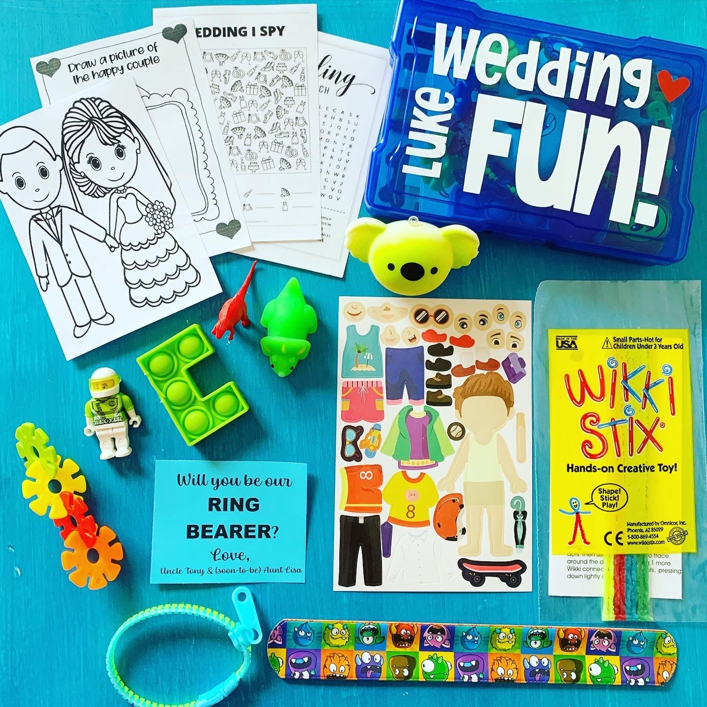 Wedding Favor for Kids - Activity Kit (Mini)