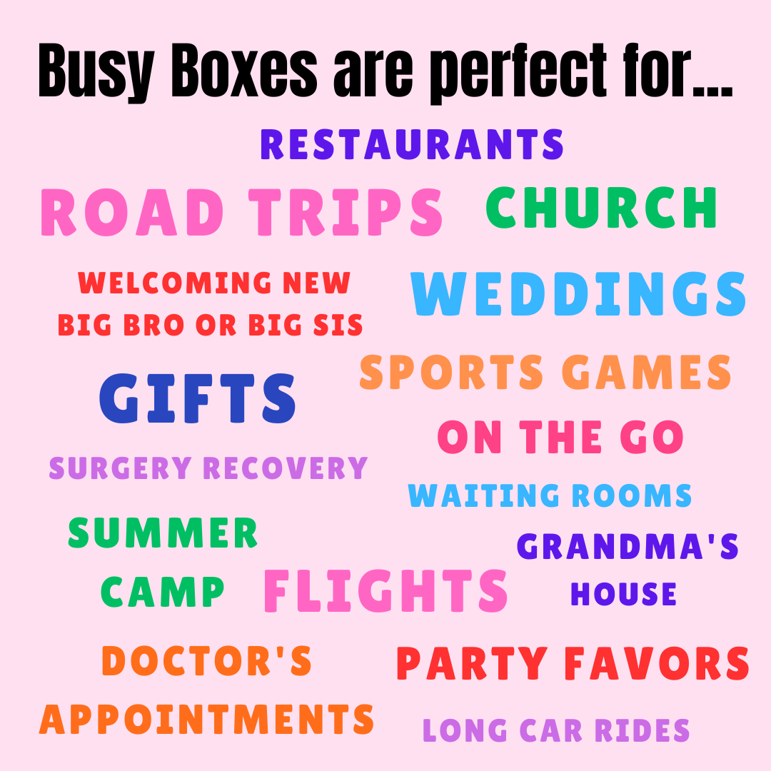 Preschool (Ages 3-5) Travel Busy Box