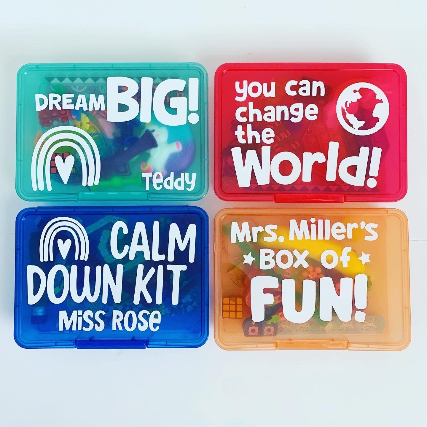 Mini Calm Down Kit for Kids, Coping Skills Box, Desk Fidget Toys , Panic  Anxiety Stress Relief Gift, Self-care Gift, Kids Anxiety, Stay Calm -   Canada